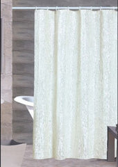 Luxurious Crushed Satin Fabric Shower Curtain