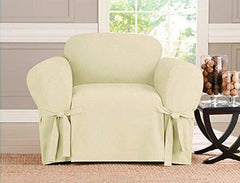 Micro-suede Slipcover Sofa Loveseat Chair Furniture Cover
