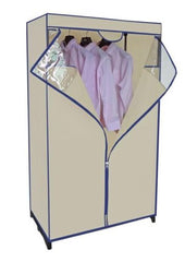 Portable Closet Storage Organizer Wardrobe Hanger Clothes Garment Rack