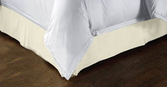 Tailored Bed Skirt. Dust Ruffle, Pleated, 14" Drop