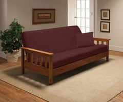 Ruby Jersey Futon Stretch Slipcover, Couch Cover