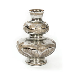 Glass Mercury Bubble Vase