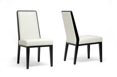 Baxton Studio Theia Dining Chair in Set of 2