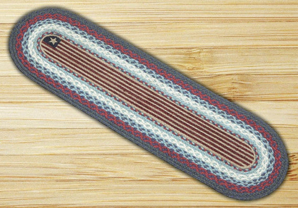 Flag Oval Patch Runner