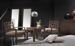 Baxton Studio Jennifer Wooden Modern Lounge Chair