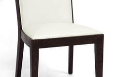 Baxton Studio Pontus Brown Modern Dining Chair in Set of 2