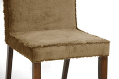 Baxton Studio Cuba Microfiber Modern Dining Chair in Set of 2