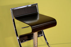 Baxton Studio Kori Brown Adjustable Barstool