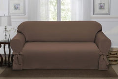 Chocolate Brown Lucerne Sofa Slipcover