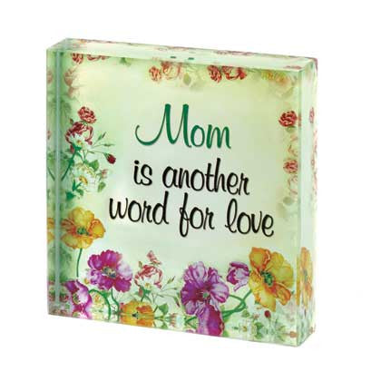 Floral Love Mom Cube