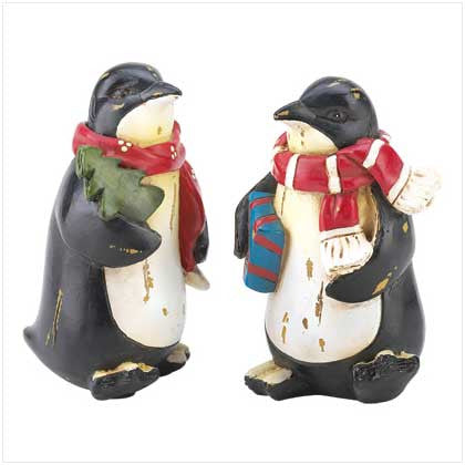 Holiday Penguin Figurines