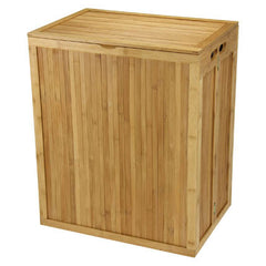 Folding Bamboo Hamper with Lid