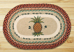 Pineapple Oval Patch Rug