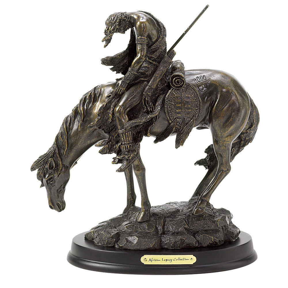 The End of the Trail Horse Figurine