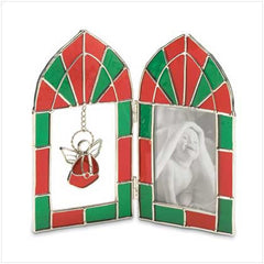 Stained Glass Christmas Picture Frame