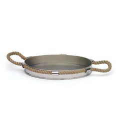 Polished Starboard Tray with Rope Handle