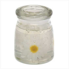 White Daisies Gel Candle