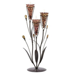 Leopard Lily Triple Candle Tree