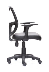 Techni Mobili Black Home-Office Chair with Arms