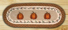 Harvest Pumpkin Oval Patch Runner In Different Sizes