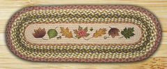 Autumn Leaves Oval Patch Runner In Different Sizes