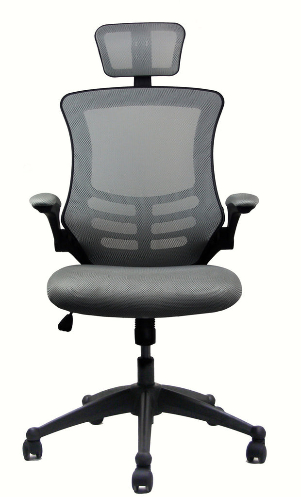 Techni Mobili Modern Executive High Back Chair with Headrest