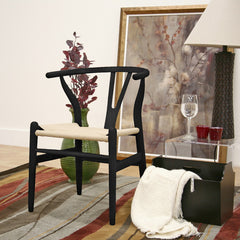 Baxton Studio Mid Century Modern Wishbone Chair