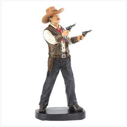 Wild West Gunslinger Statue