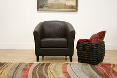 Baxton Studio Leather Club Chair
