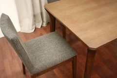 Baxton Studio Mier Brown Wood Modern Dining Table
