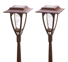 Moonrays Solar Carriage Lamp Stakes