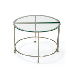 Iron and Glass Table by Addition