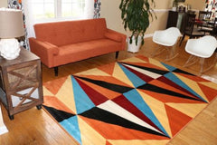 Floral Contemporary Modern Area Rug