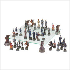 Deluxe Civil War Chess Set