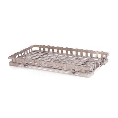 Iron Ralph Tray with Polished Nickel Plate Finish