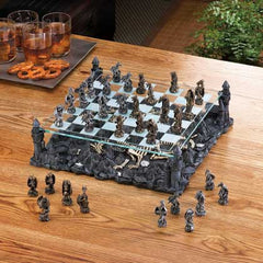 Black Dragon Chess Set
