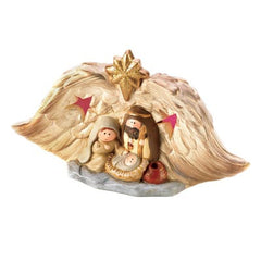 Light-Up Golden Nativity