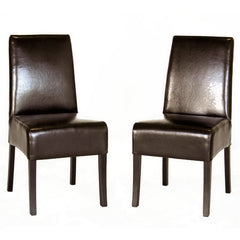 Baxton Studio Full Leather Dining Chair