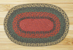 Burg./Green/Sunflower Miniature Swatch In Different Sizes And Shapes
