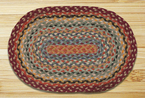 Burgundy/Russet/Blue Sky Miniature Swatch In Different Sizes And Shapes