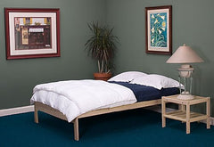 Nomad Solid Hardwood Platform Bed Frame - Multiple Sizes