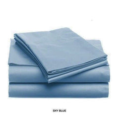 Luxurious Soft Light Solid Color Bed Sheet Set