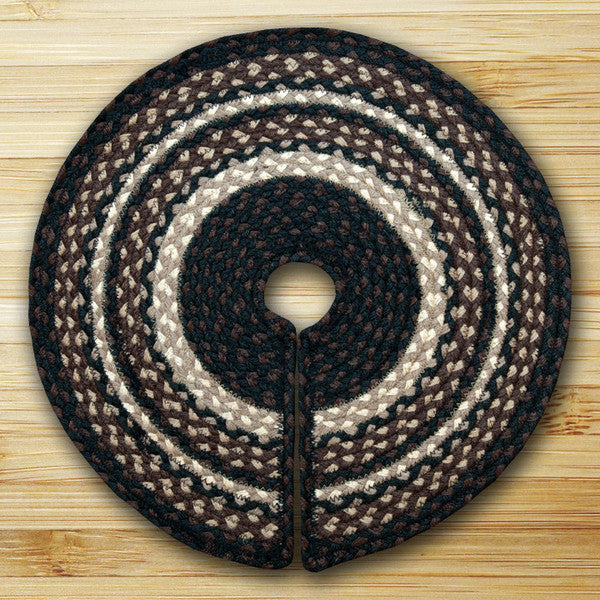 Mocha/Frappuccino Braided Tree Skirt In Different Sizes